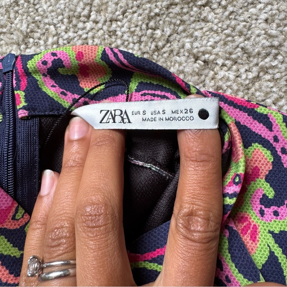 Zara Multicolor Patterned Garment - image 4